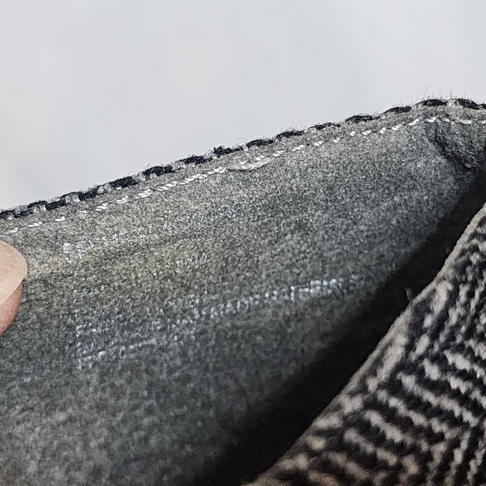 Candie's Grey Black Tweed SeeMe 3" Peep Toe Non Slick Sole Dress Pumps Size 7M - Picture 16 of 16